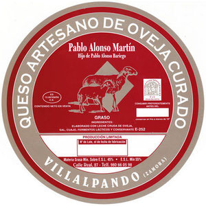 Queso puro de oveja curado